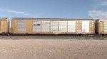 WB Unit Vehicular Flat Car Frt at Erie NV -50